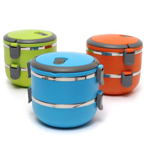 metal lunch box insulated|insulated containers for hot lunch.